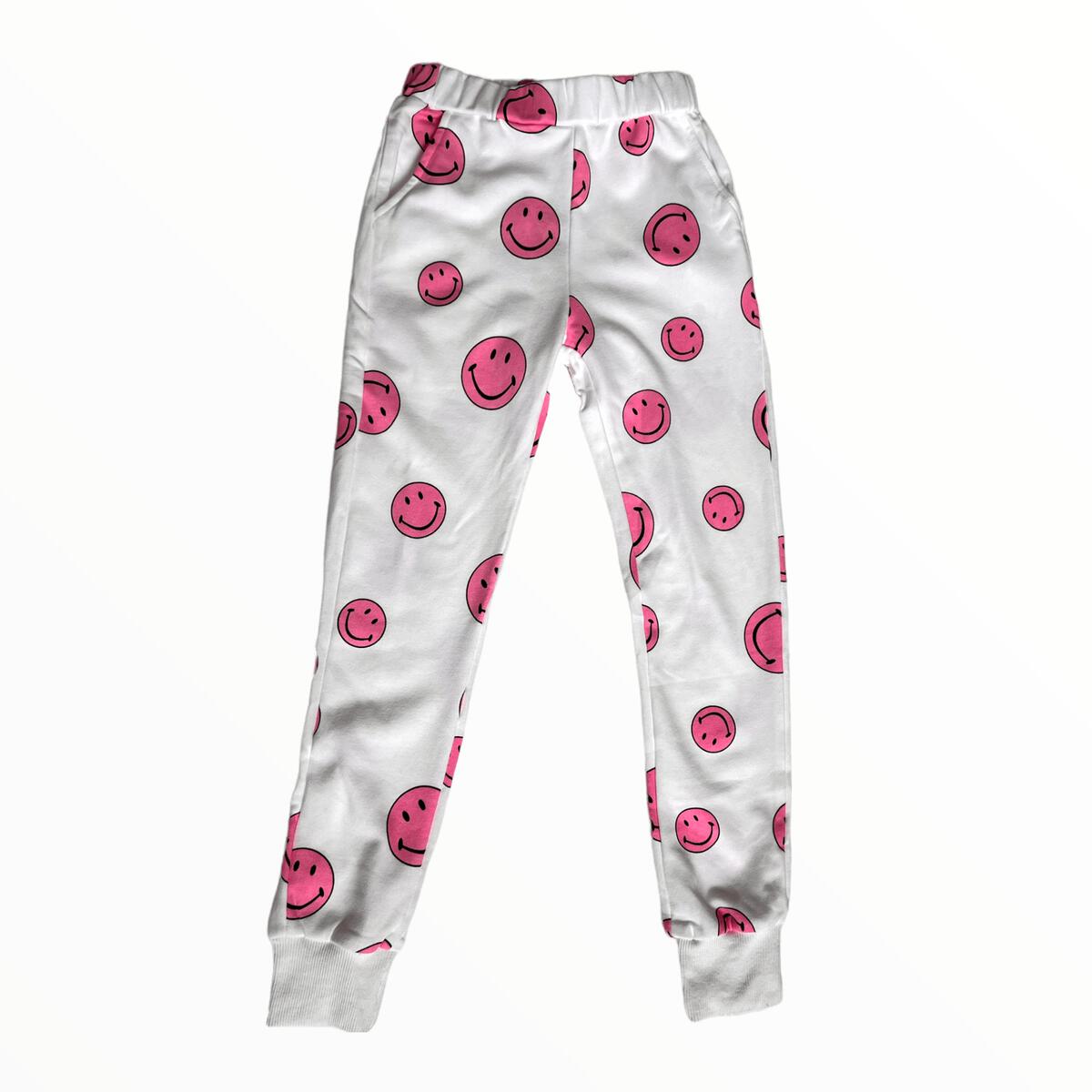 Pink Emoji Joggers