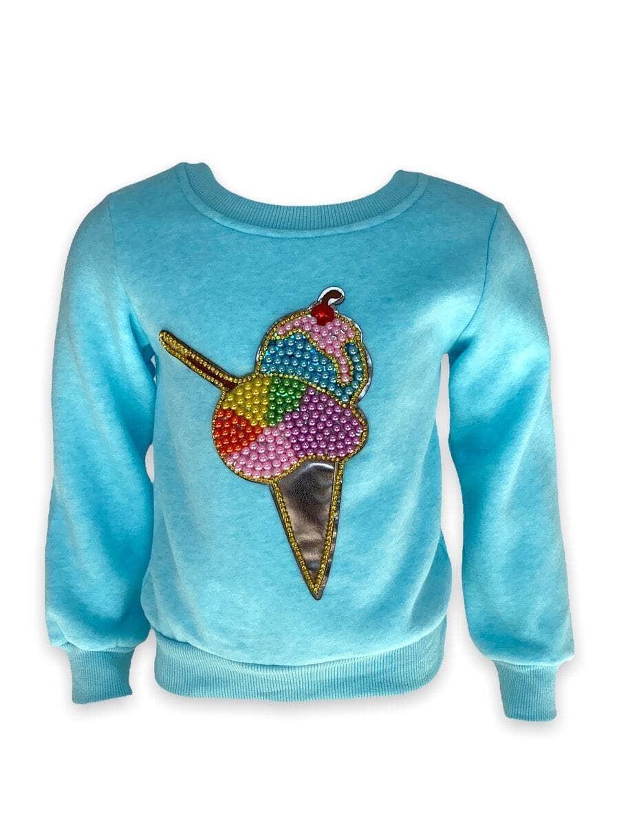 Rainbow Pearls Ice Cream Sweatshirt