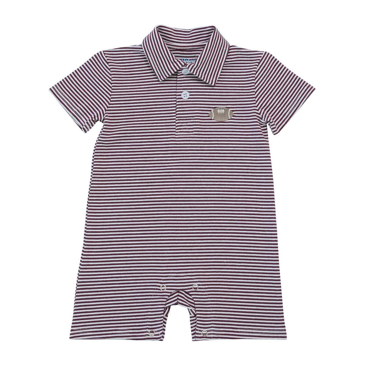 Itsy Bitsy Football Polo Romper