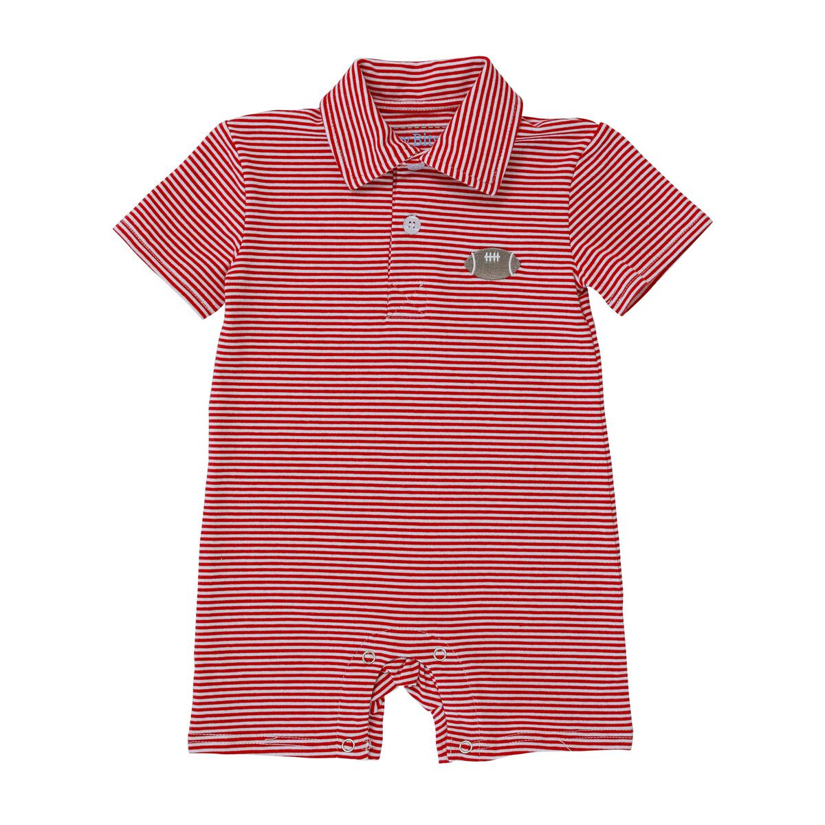 Itsy Bitsy Football Polo Romper