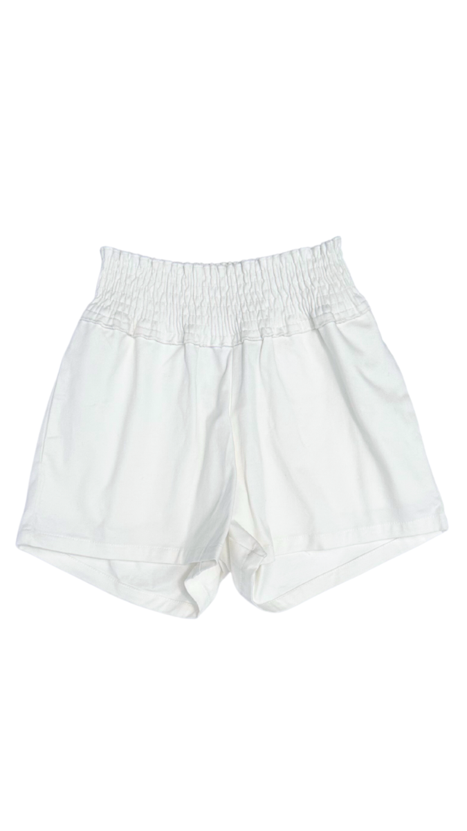 Chloe Twill Shorts - White