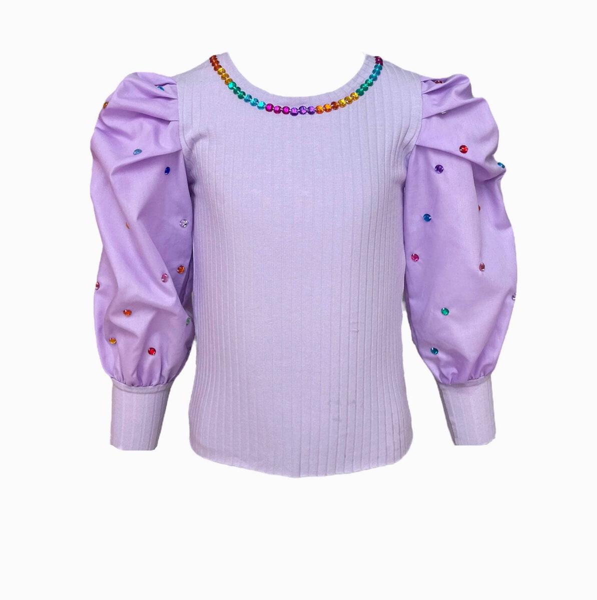 Gem Queen Puff Sleeve