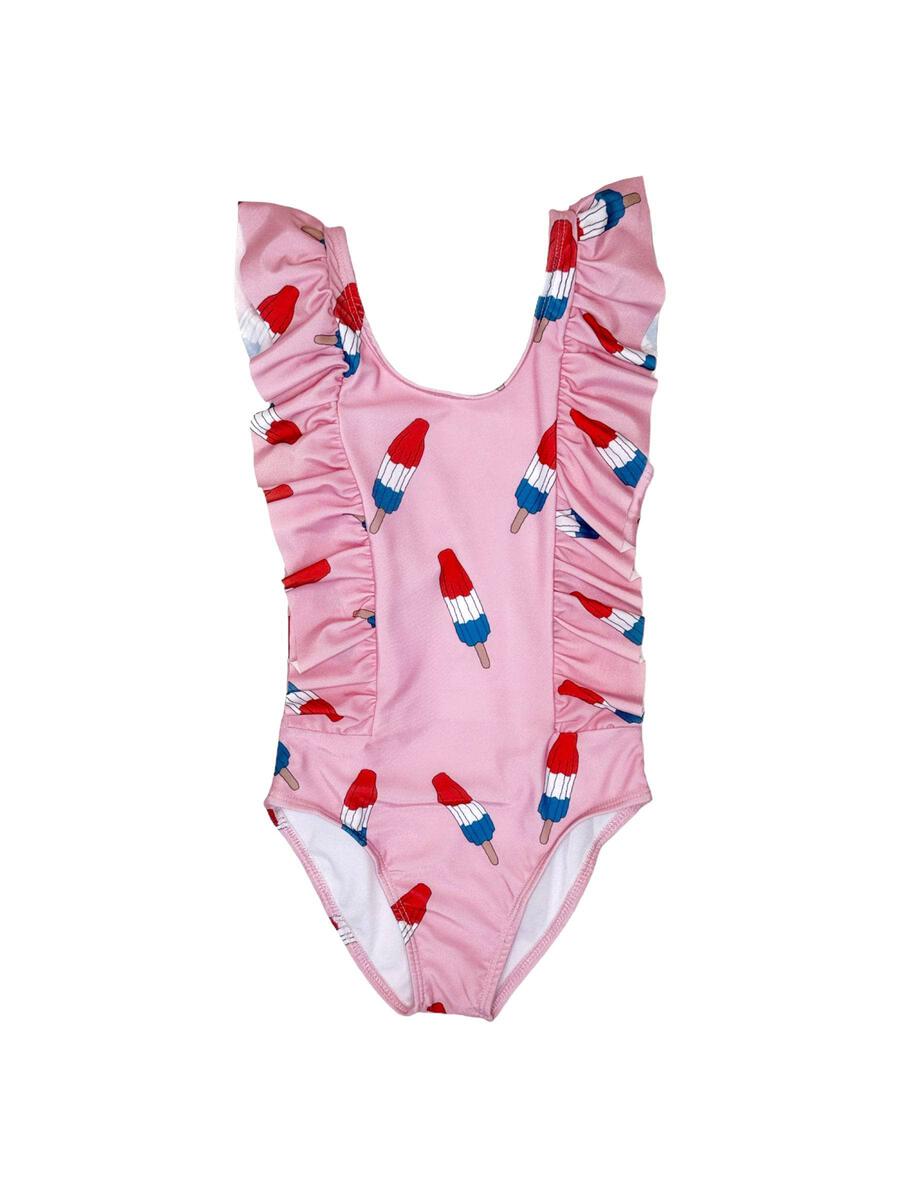 Lola & The Boys Pinkie Bomb Pop Swimsuit