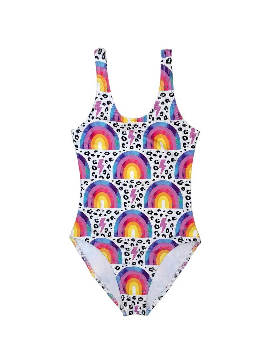 Lola & The Boys Rainbow Flash Swimsuit