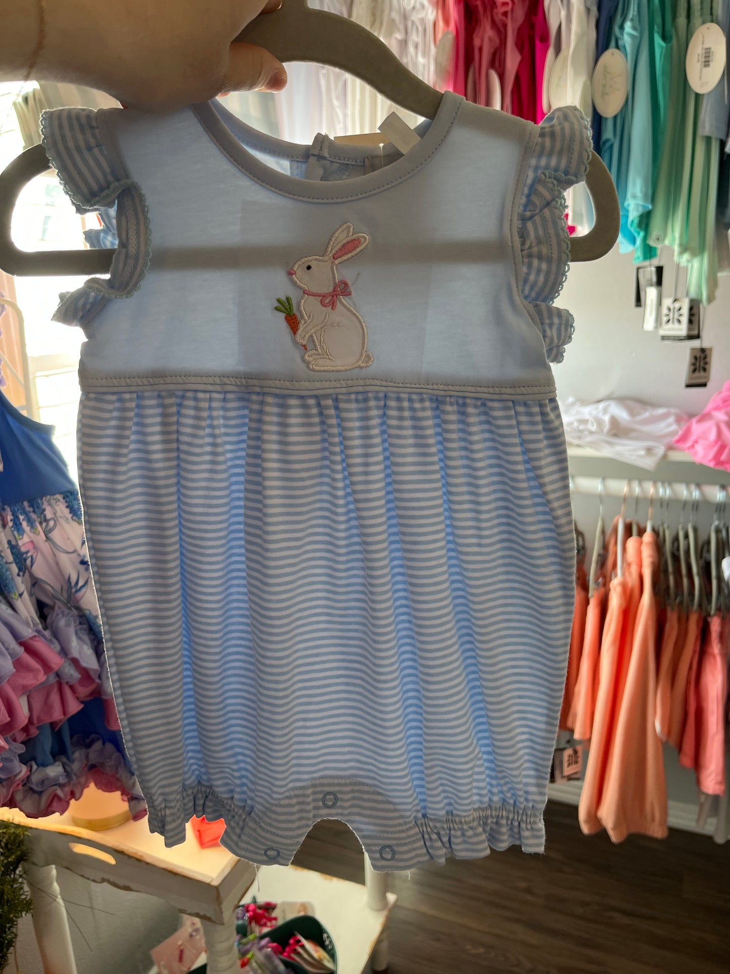 Bunny appliqué bubble