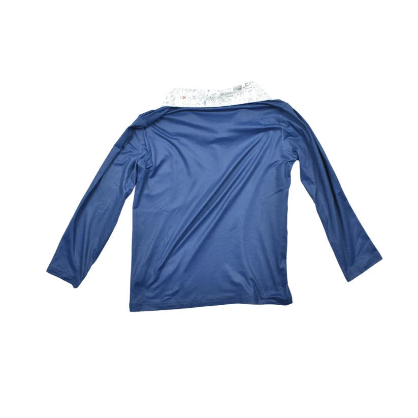 Blue Quail Navy 1/4 Zip Pullover