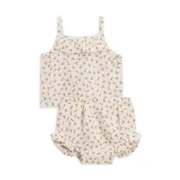 Organic Baby Evie Muslin Tank Set- Wildflowers