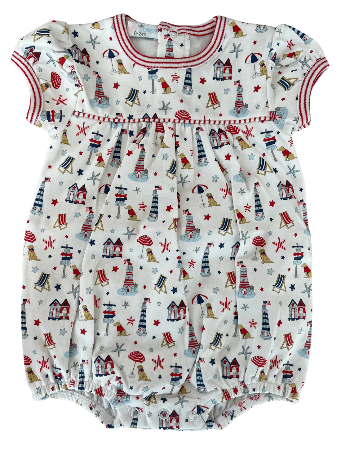 Baby Loren Patriotic Day Bubble