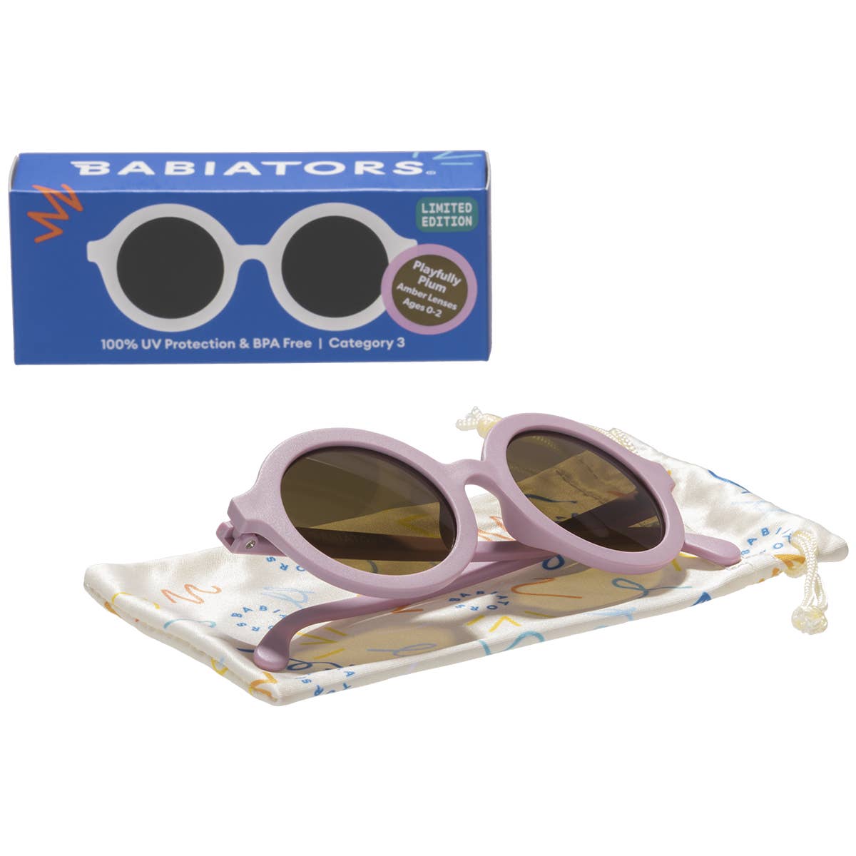 Babiators Euro Round- Playfully Plum