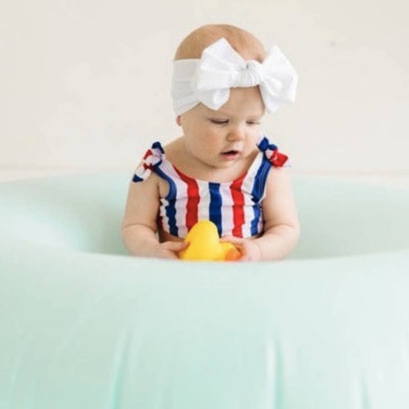Baby Bling Splash Swim Fab: White