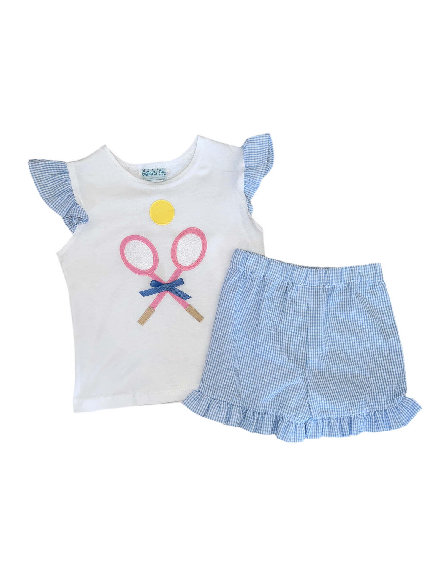 Funtasia too tennis ruffle short set
