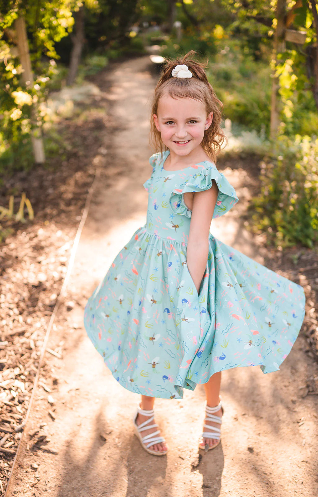 Ollie Jay Olivia Dress in Mermaid
