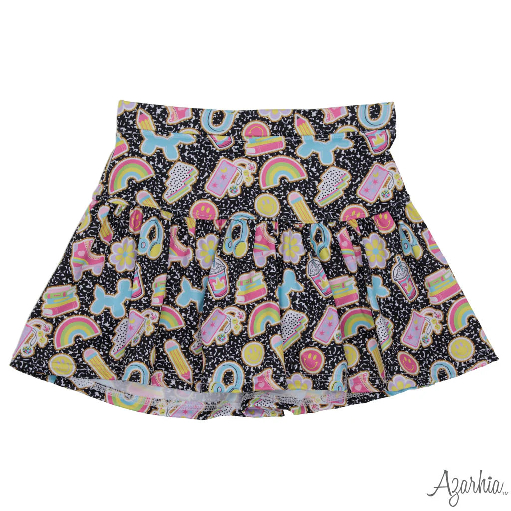 Azarhia Collage Gathered Skort