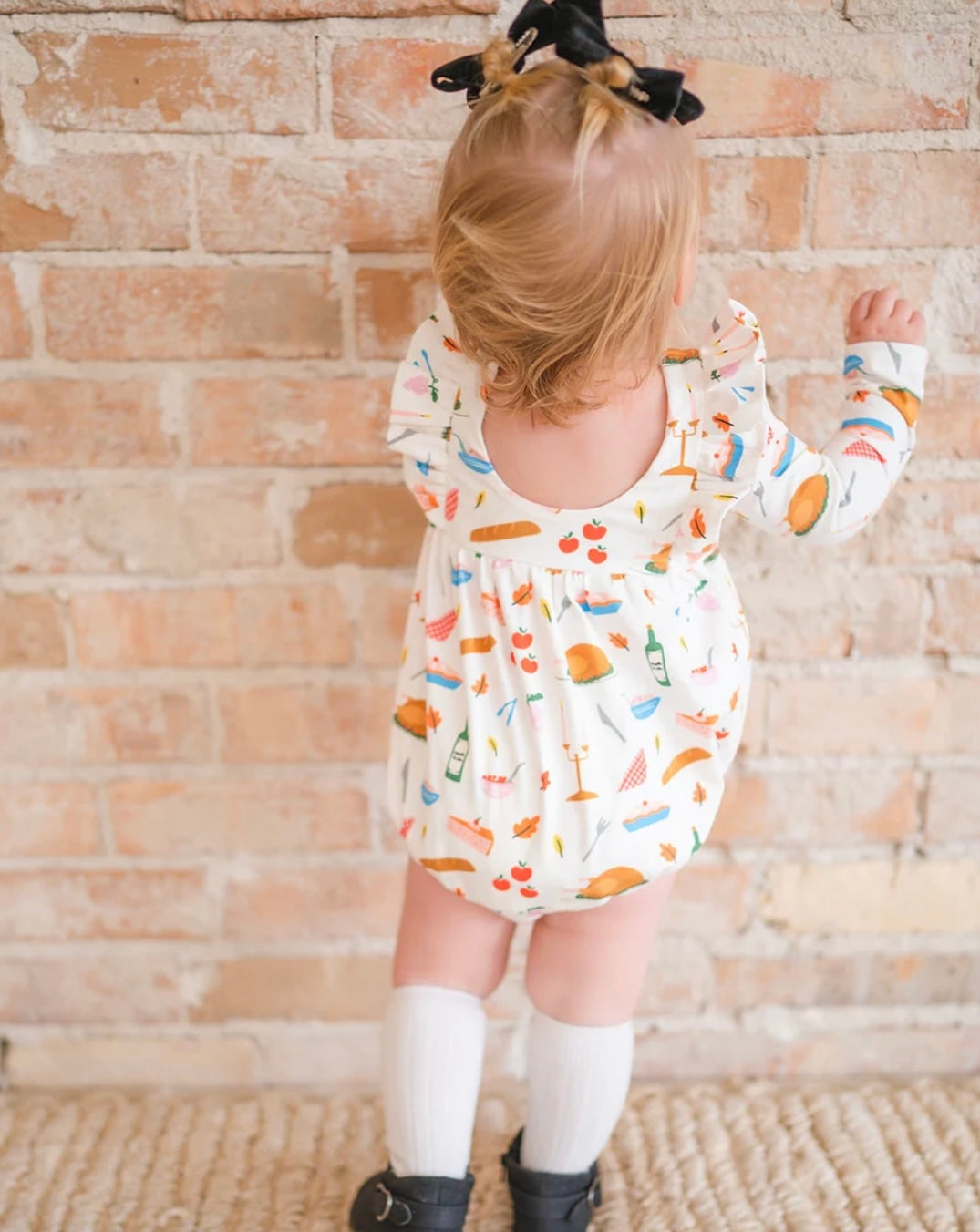 Ollie Jay Turkey Time Twirl Dress/ Romper