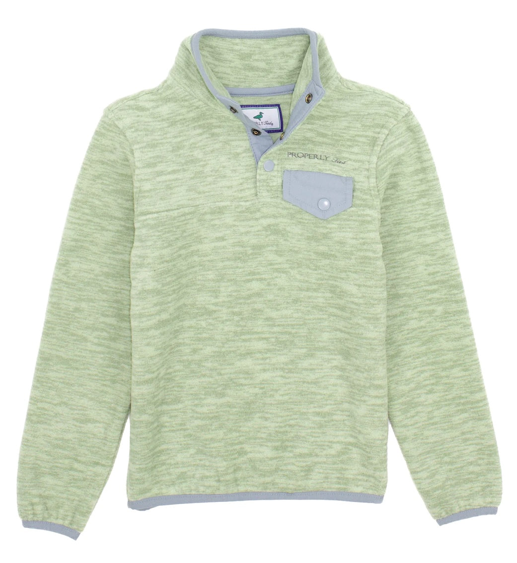 Properly Tied Nova Pullover- Moss