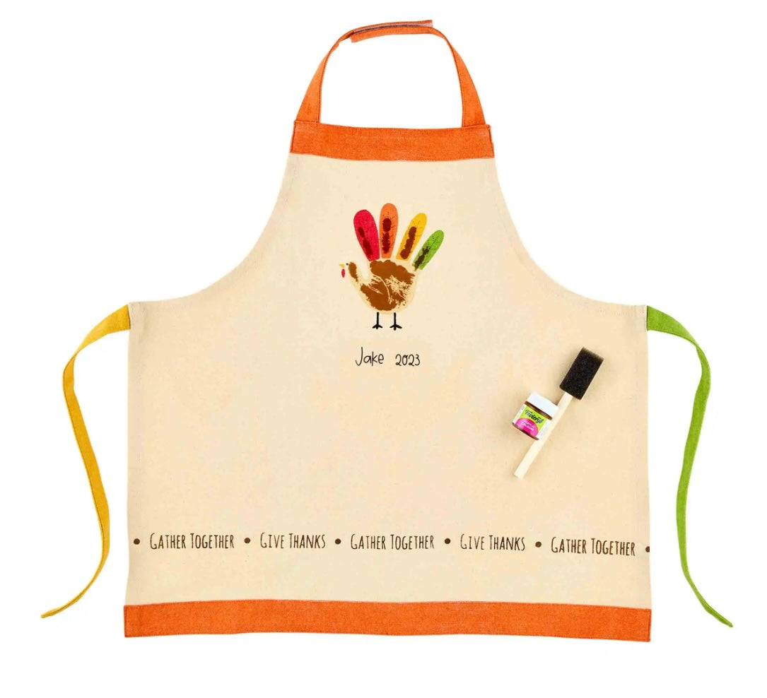 Turkey Handprint Apron