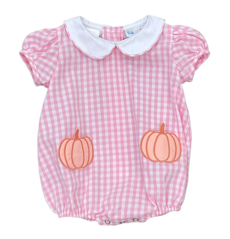 Lulu Bebe Pumpkin Embroidered Dress