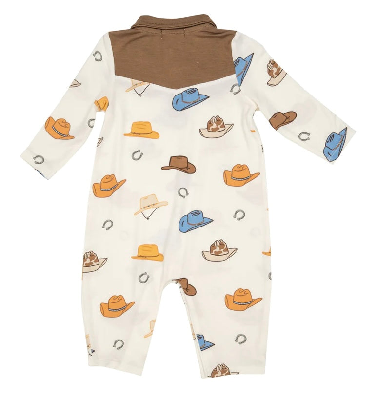 Angel Dear Romper- Cowboy Hats