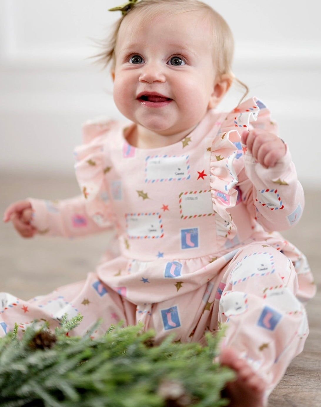 Mabel Romper- Postcards To Santa