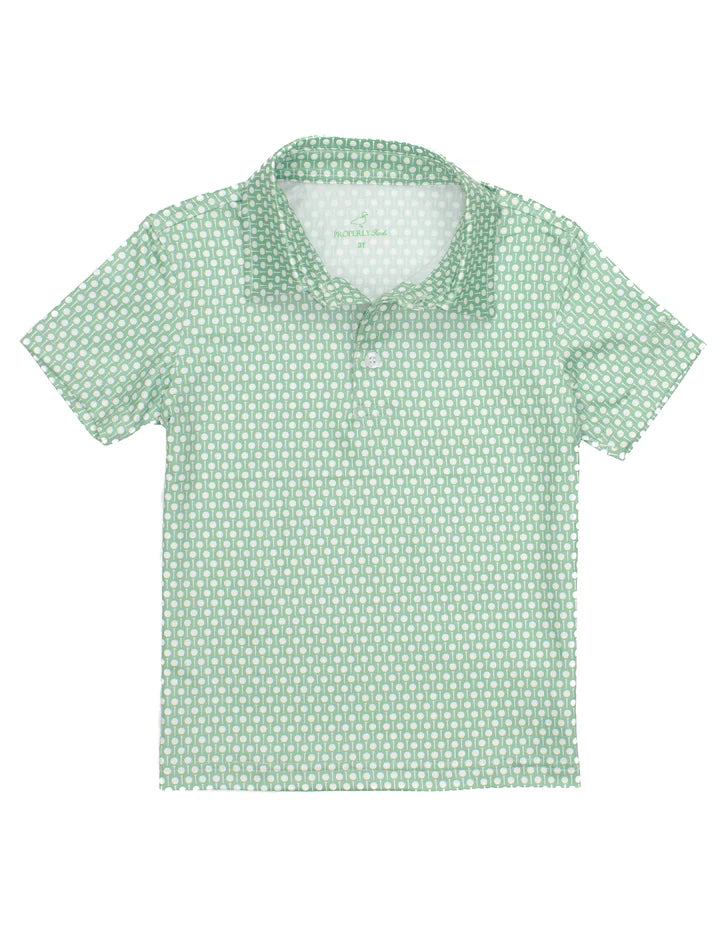 Properly Tied Boys Inlet Polo - Tee Time
