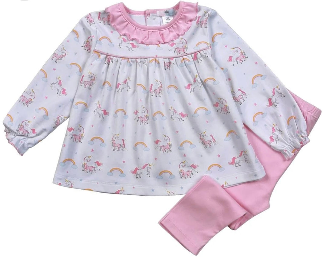 Me and Mommy Unicorn Pima Set