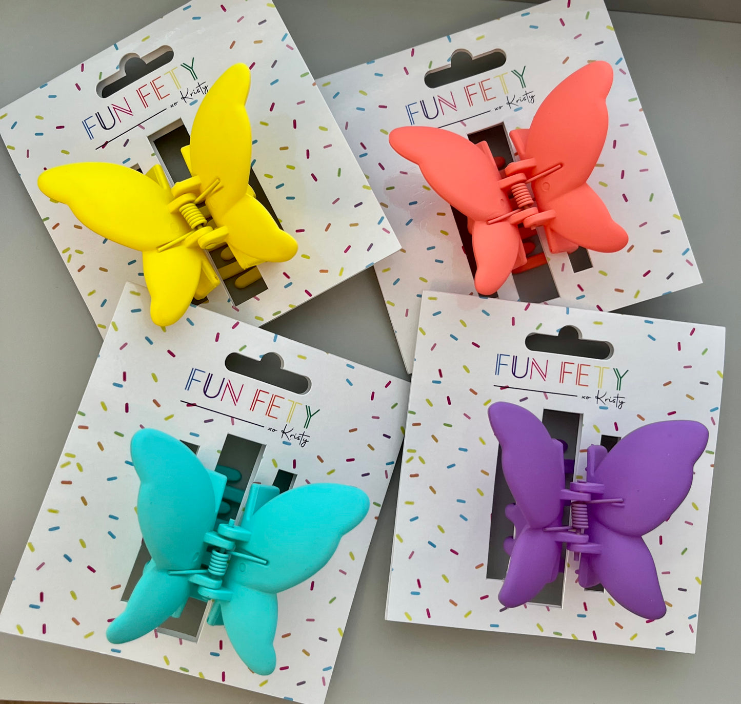 Fun Fety Large Butterfly Clip