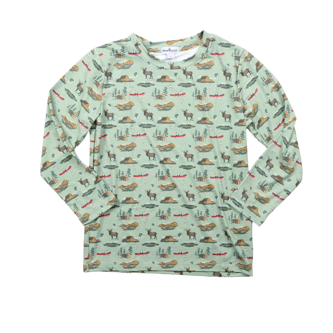 Blue Quail Great Outdoors Long Sleeve Performance Tee