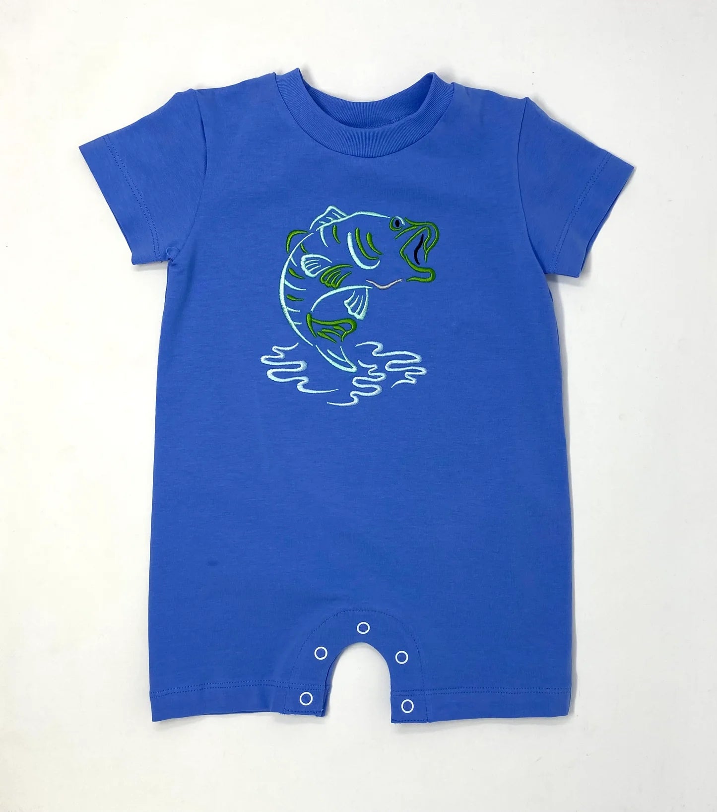 Banana Split Bass Fish Romper