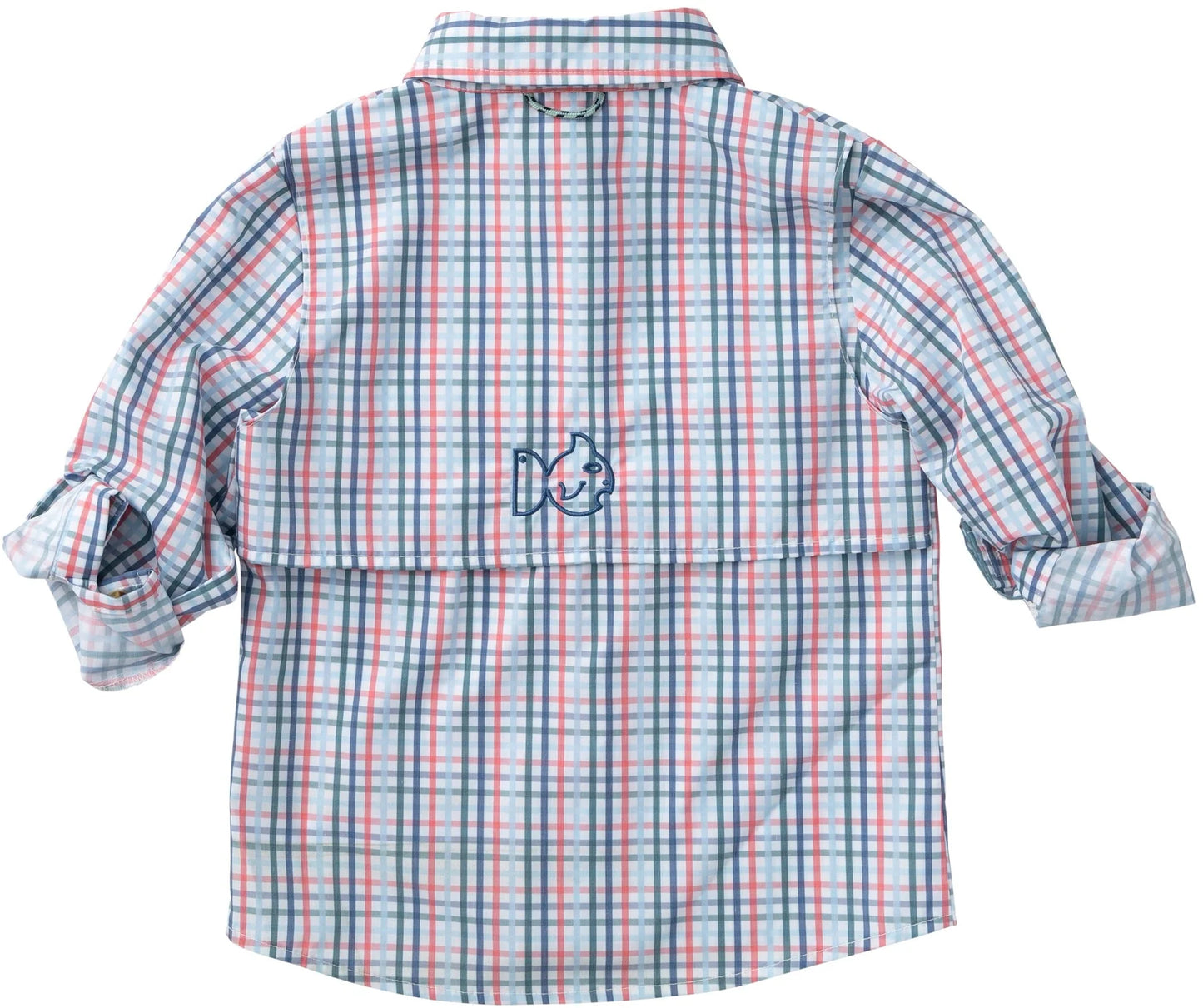 Prodoh Fishing Shirt- Tea Rose Multi Color Plaid