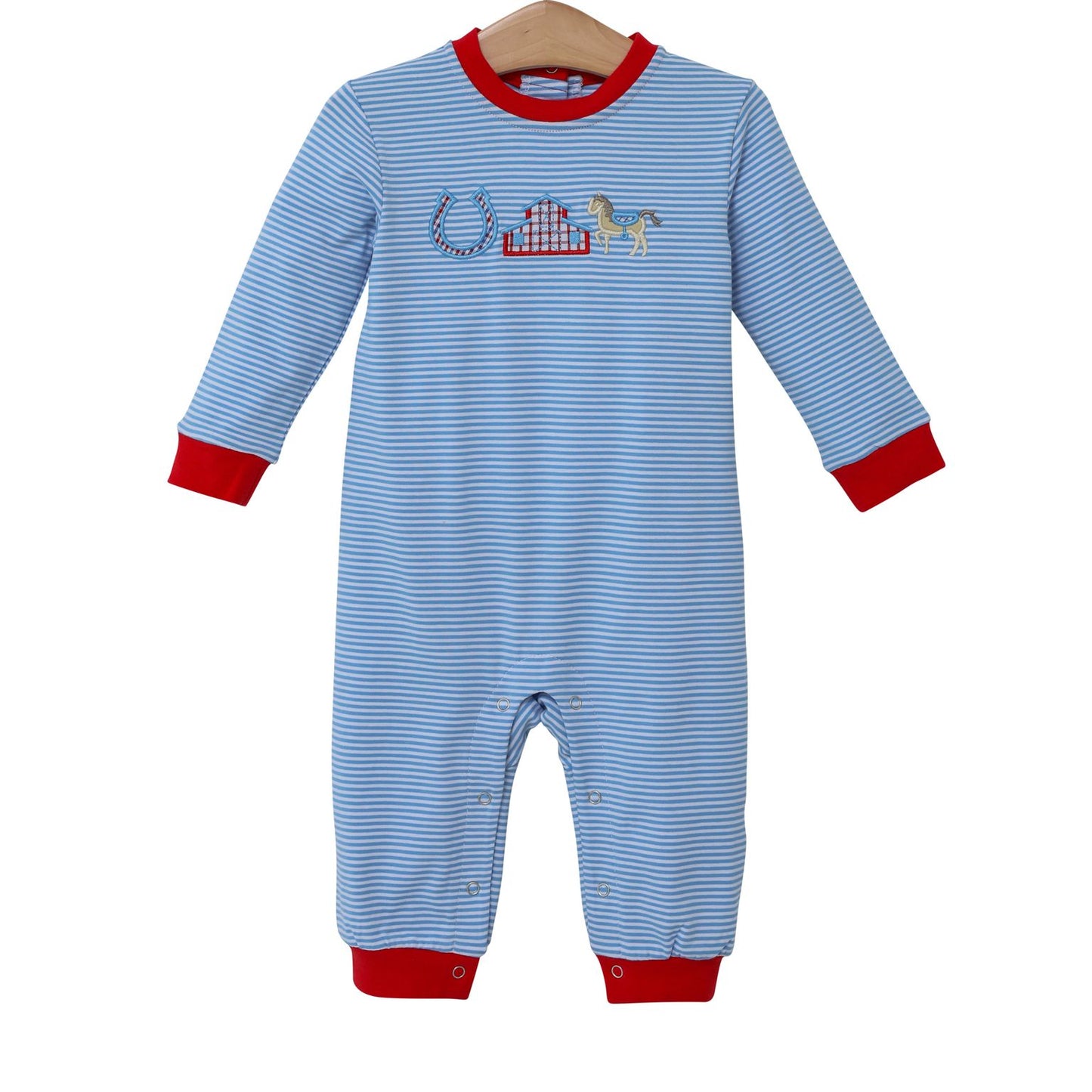 Horse & Stable Applique Romper