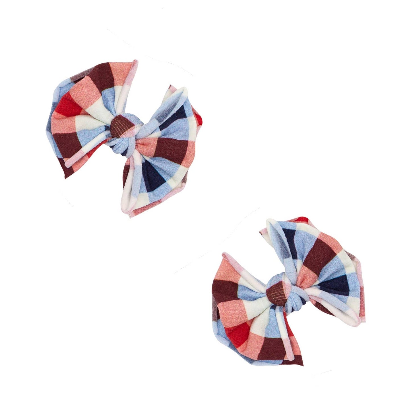 Copy of 2 Pack Baby Fab Clips: Summertime Check