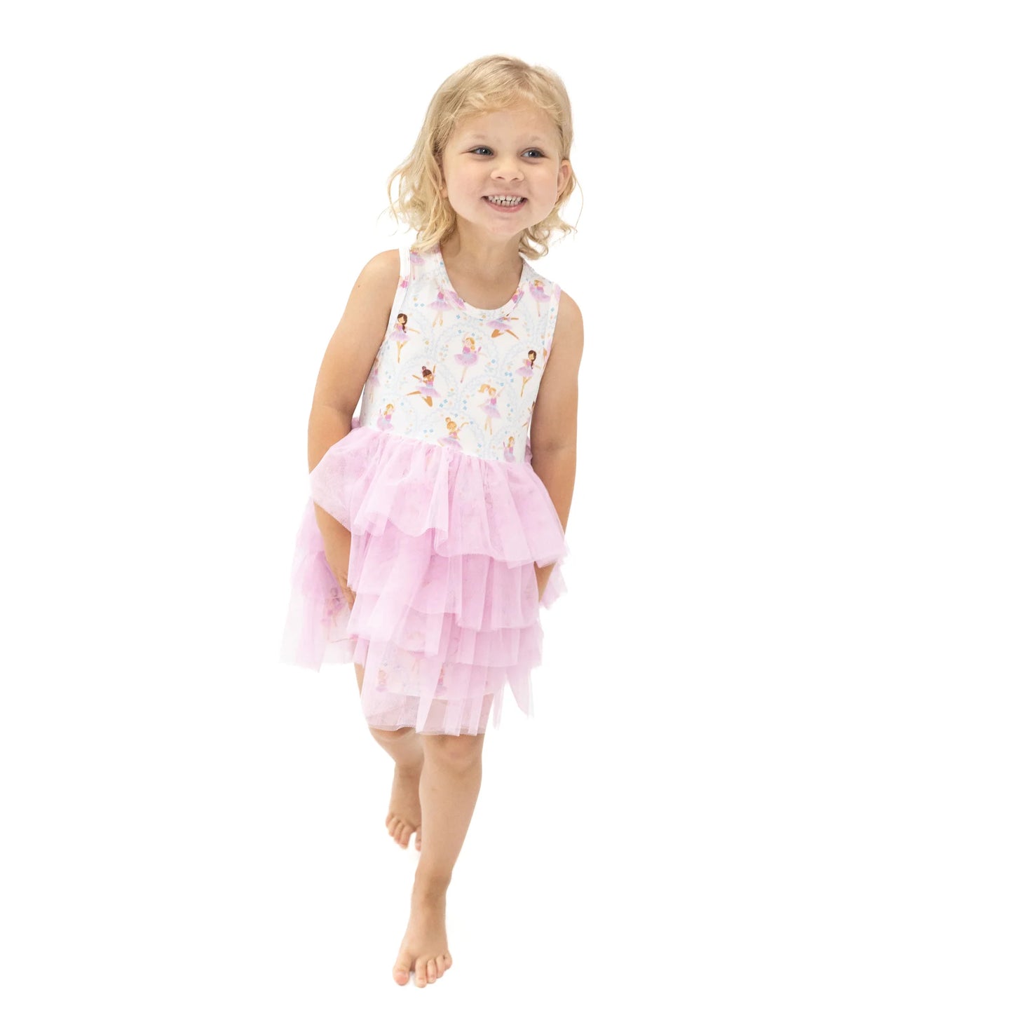 Angel Dear Twirly Tank TuTu Dress - Bows and Ballet