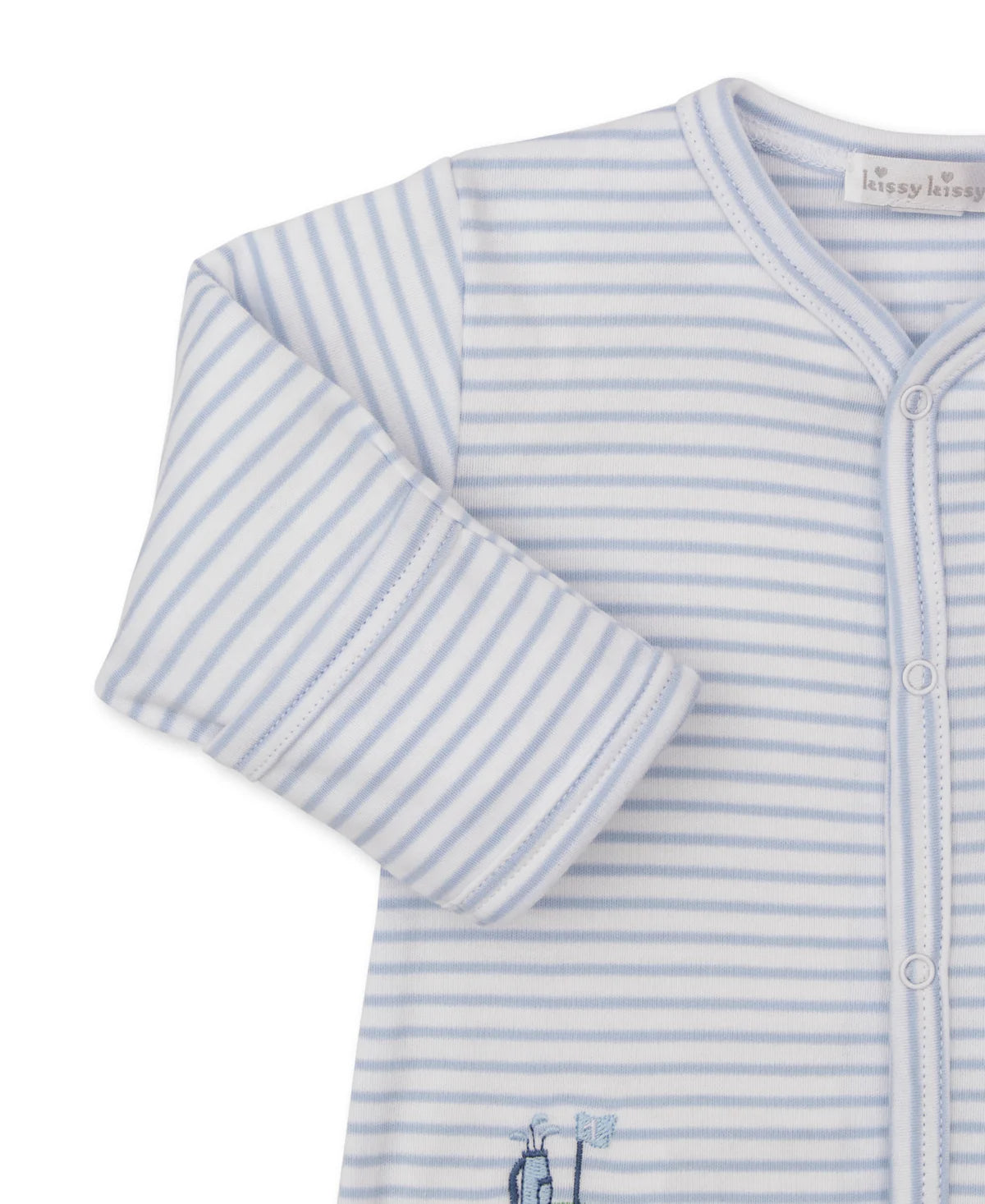 Kissy Kissy Fairway Foursome Blue Stripe