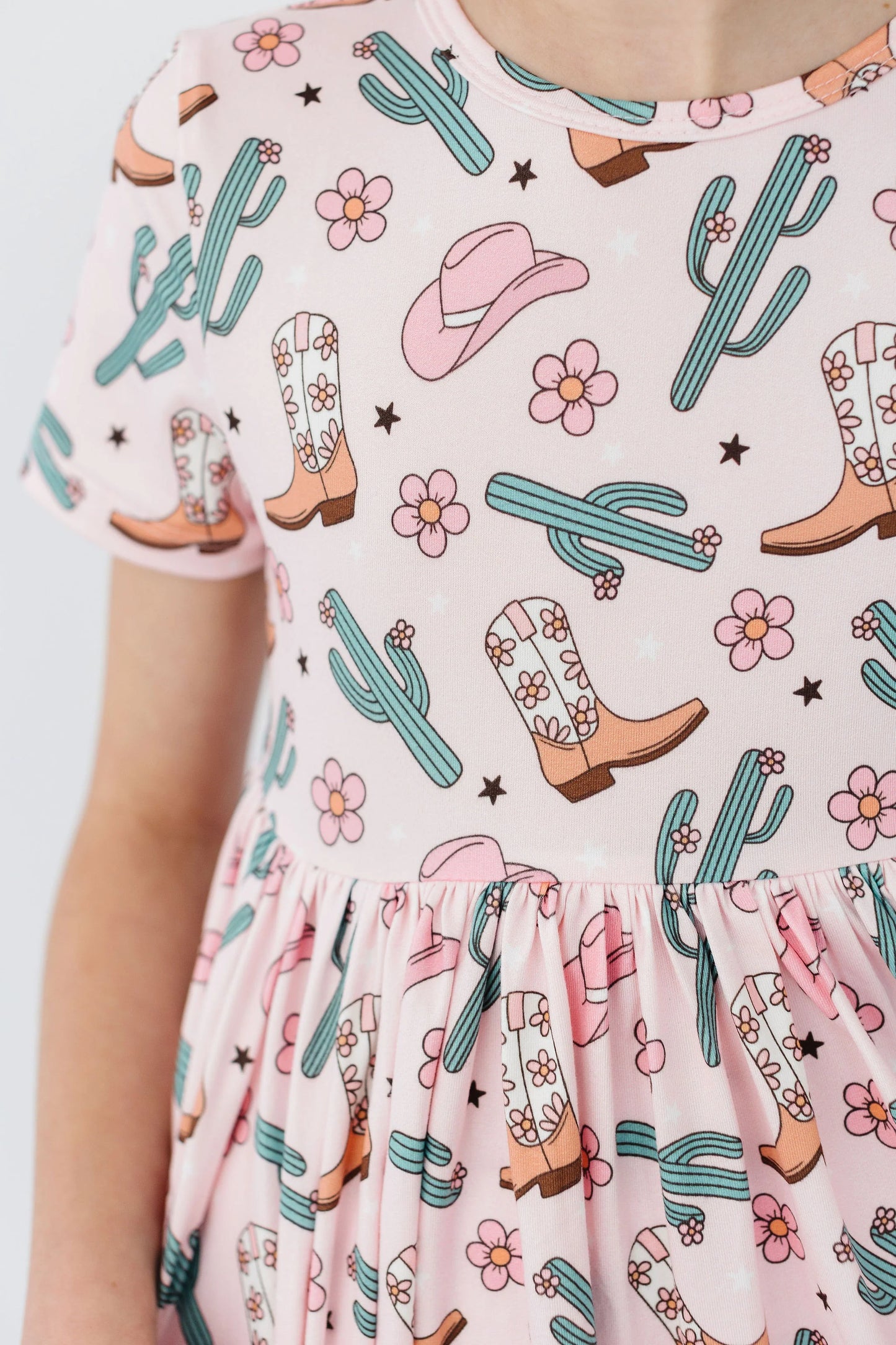 Cactus Cowgirl Twirl Dress