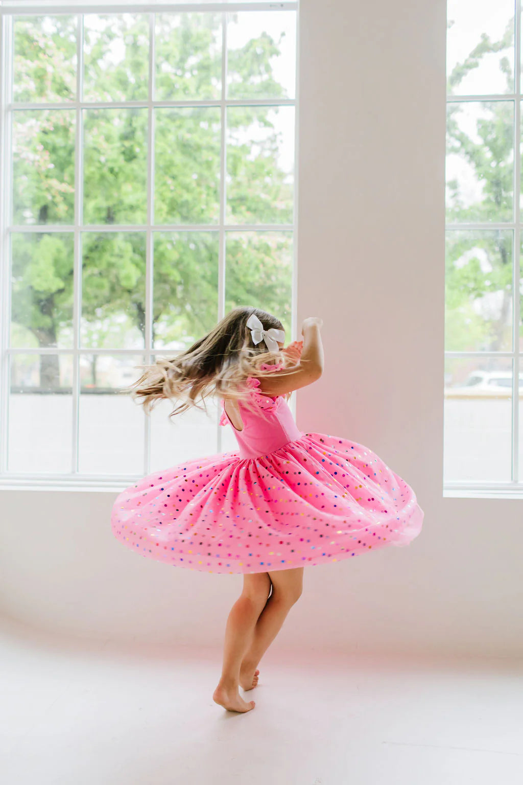 Ollie Jay Olivia Dress Confetti Pop Pink