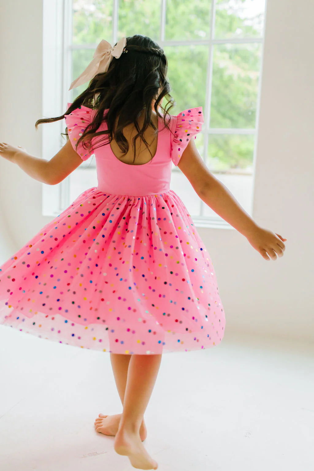 Ollie Jay Olivia Dress Confetti Pop Pink