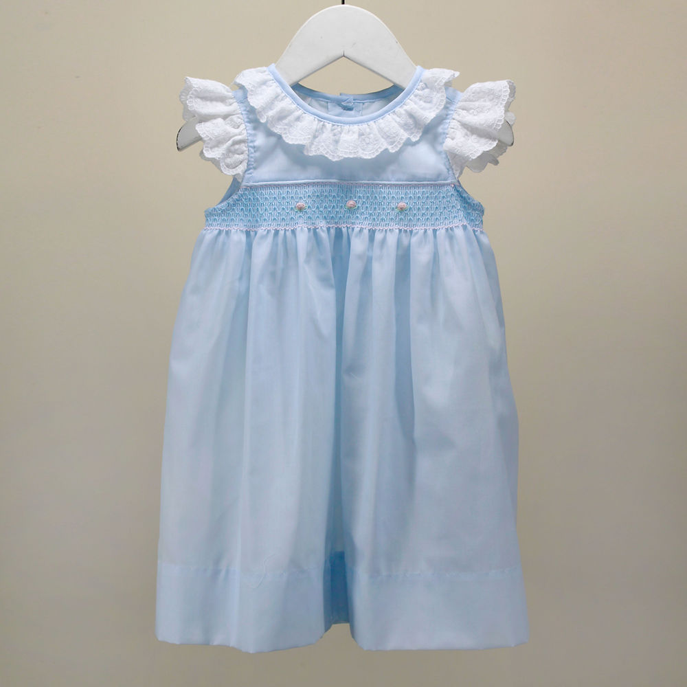 Baby Blessings Scarlett Light Blue Dress