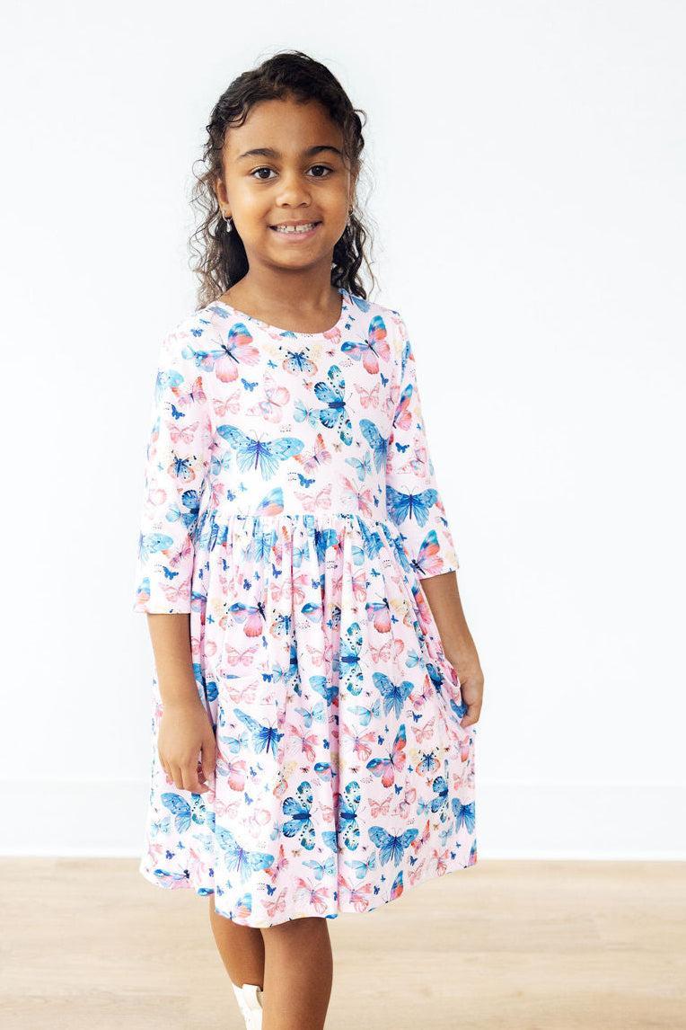 Little Flutters Pocket Twirl Dress