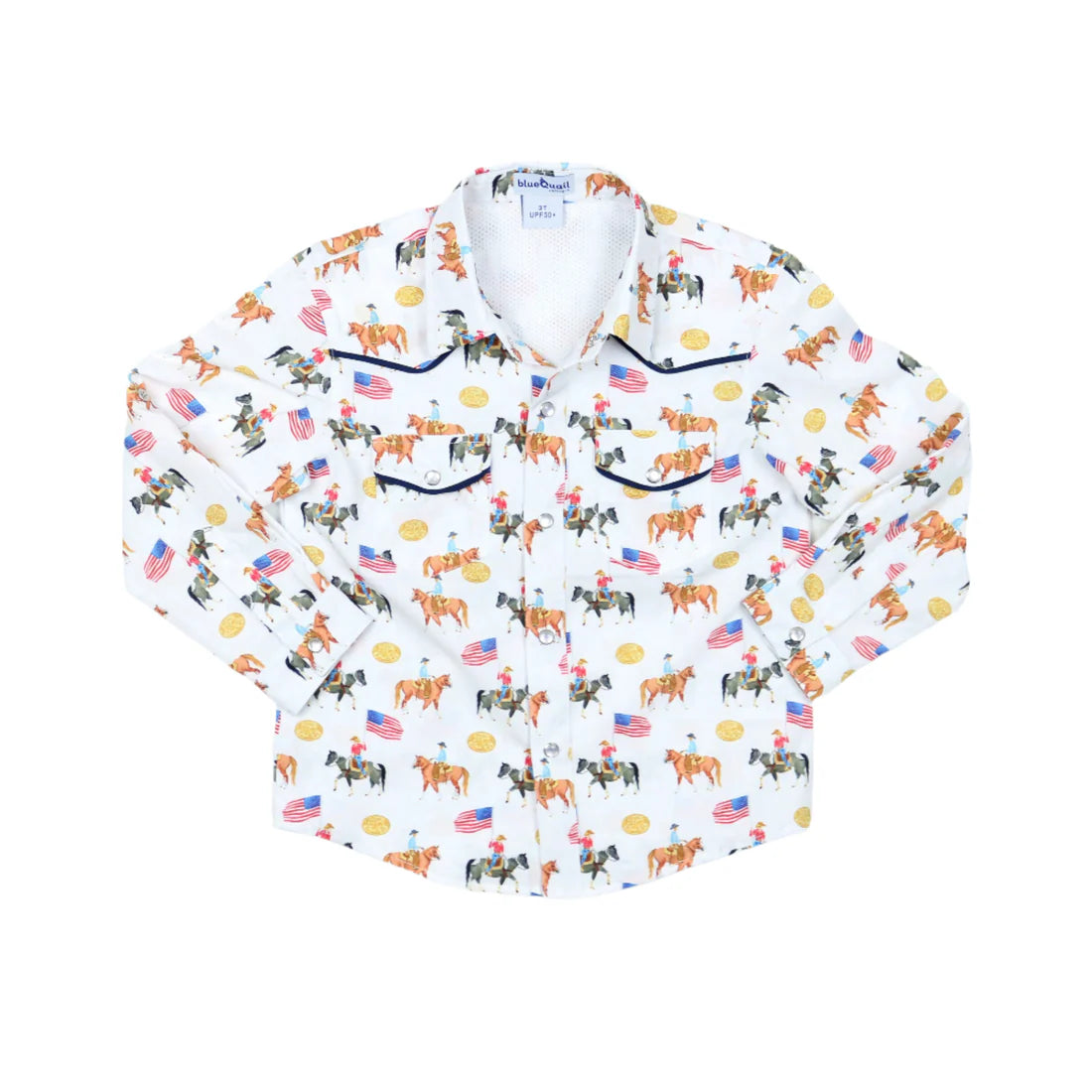 Blue Quail Grand Entry Pearl Snap Shirt