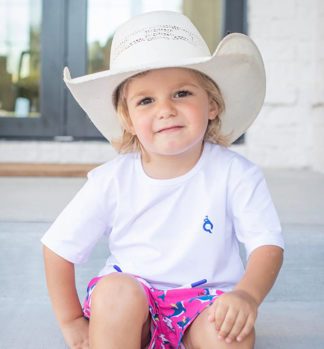 Blue Quail Great White Rodeo Performance Tee