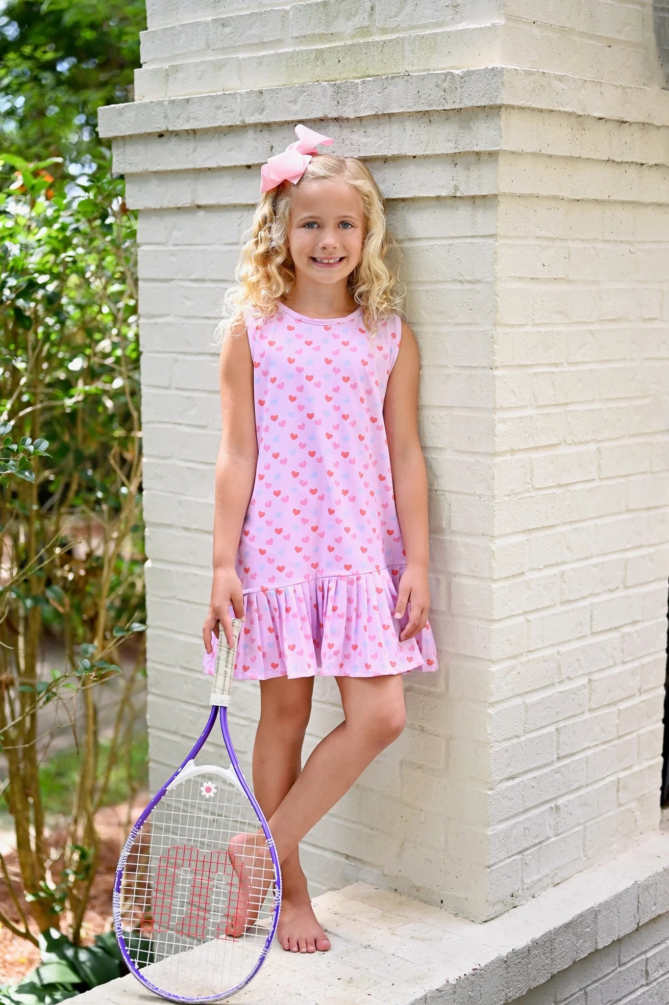 Vivi Tennis Dress- Hearts