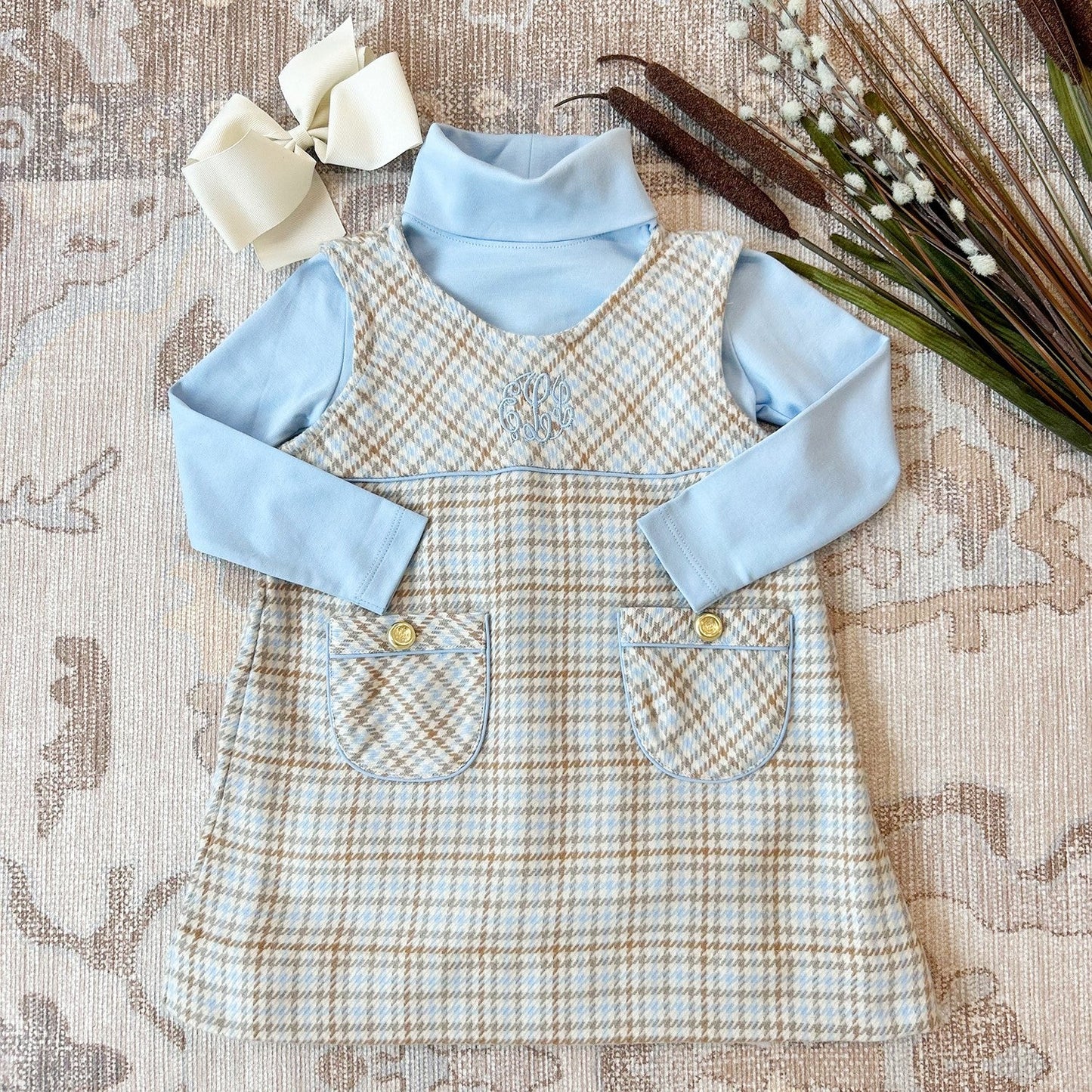 The Beaufort Bonnet Co Jill Jumper Henry Clay Houndstooth