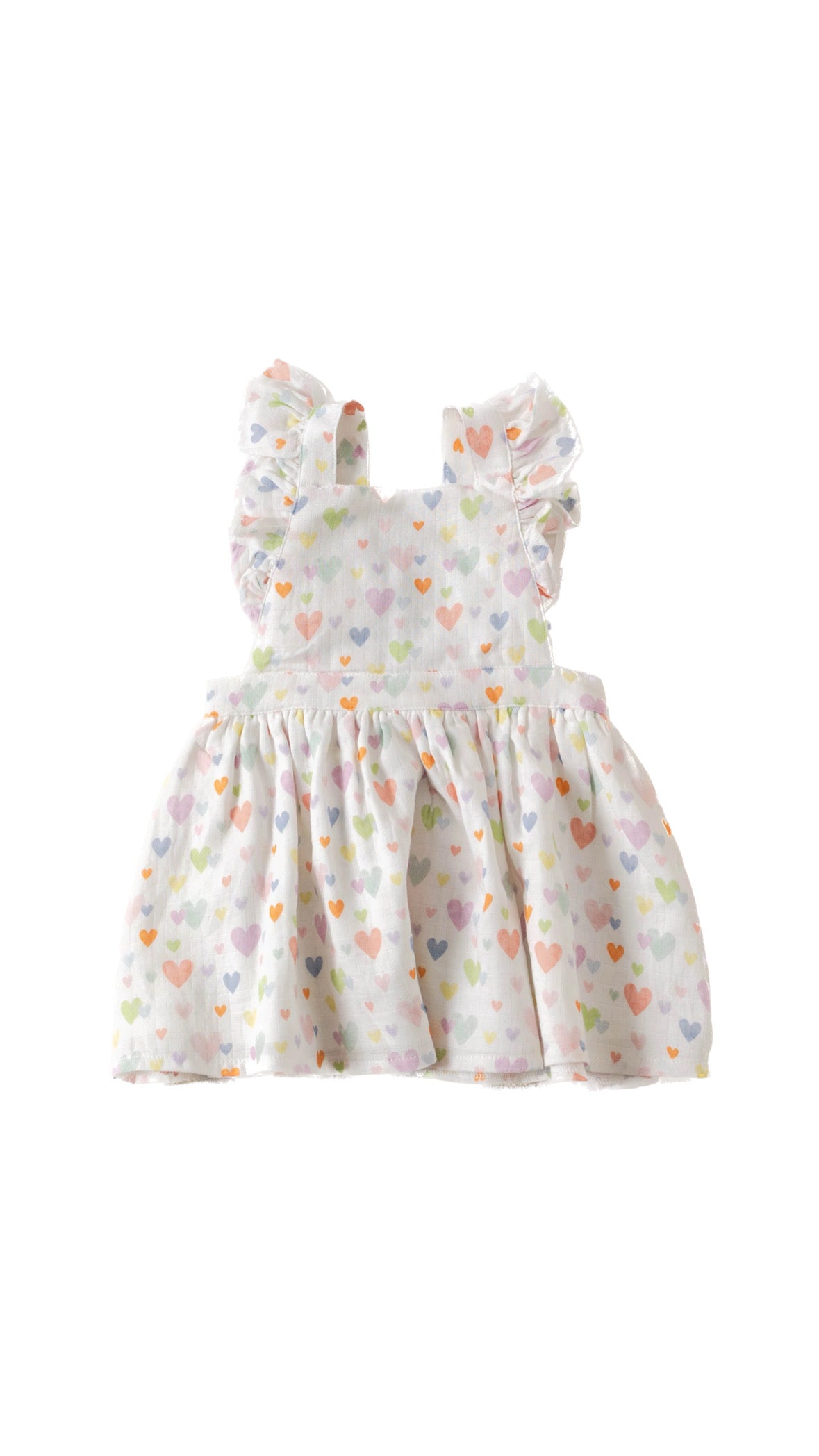 Confetti Hearts Organic Muslin Dress