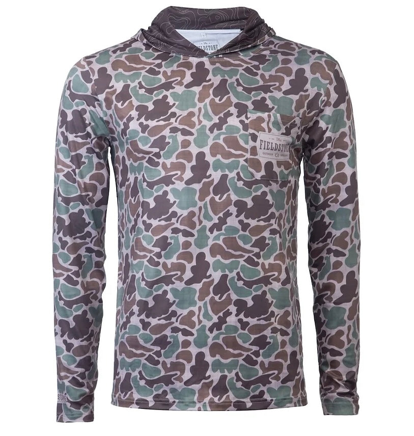 Fieldstone Youth Dry-Fit Camo Hoodie