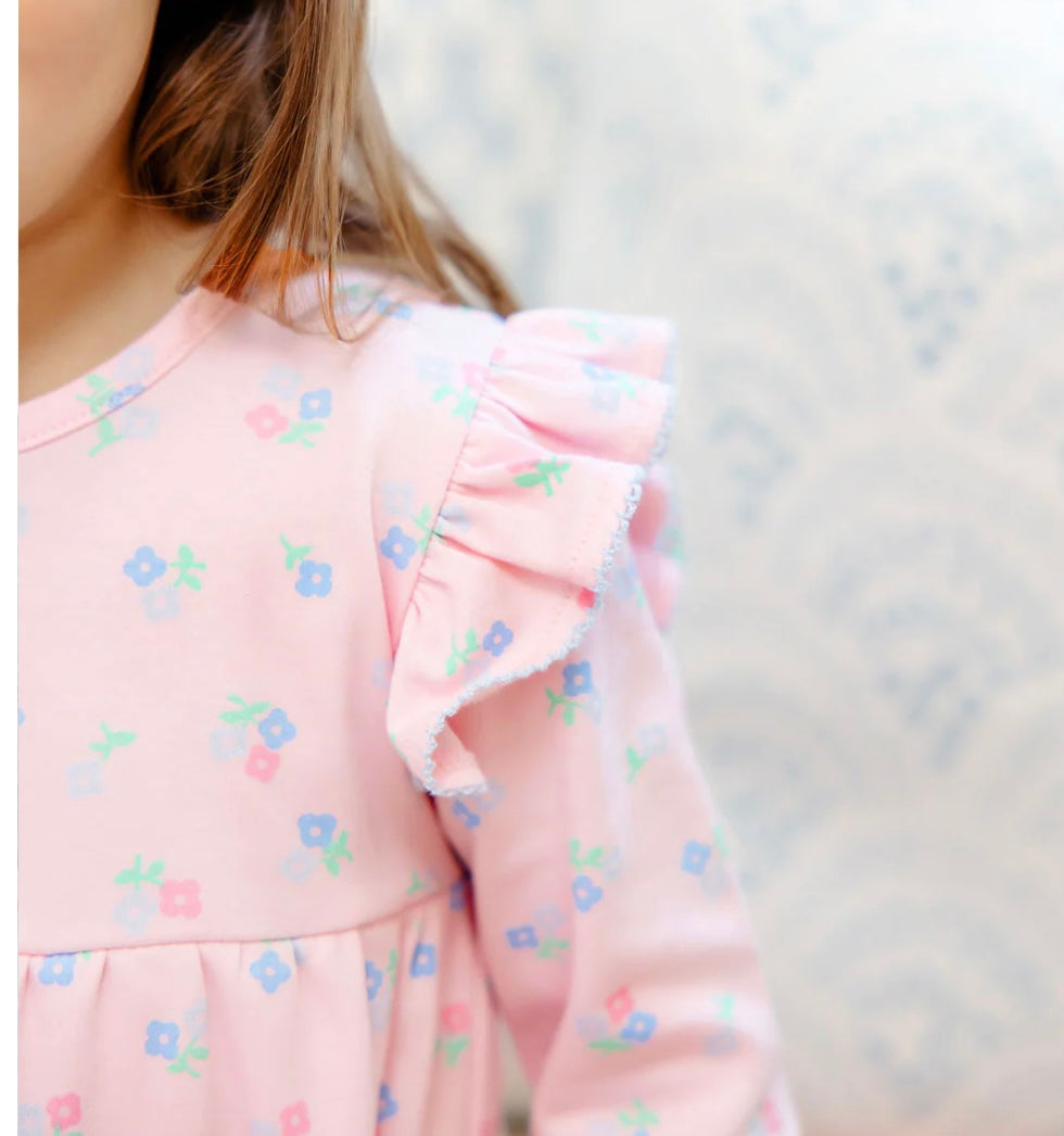 The Beaufort Bonnet Co Leigh Ann Angel Sleeve Romper