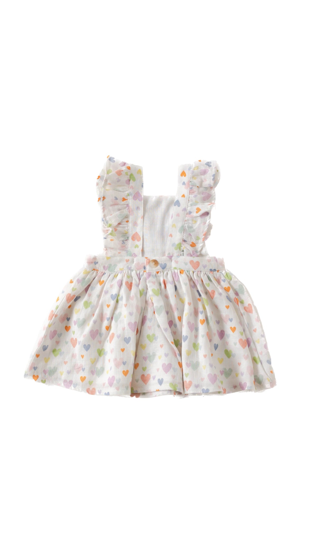 Confetti Hearts Organic Muslin Dress