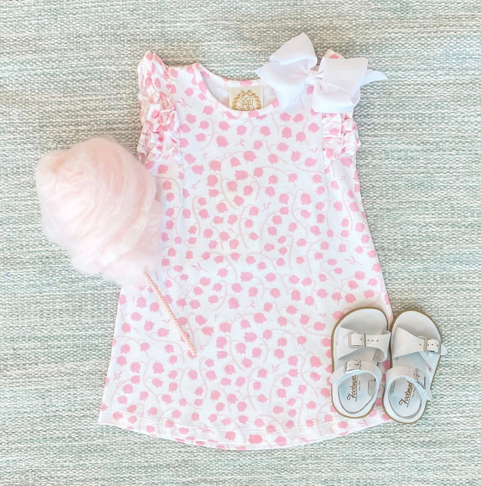 The Beaufort Bonnet Co Ruffle Dress- Boca Grande Garden