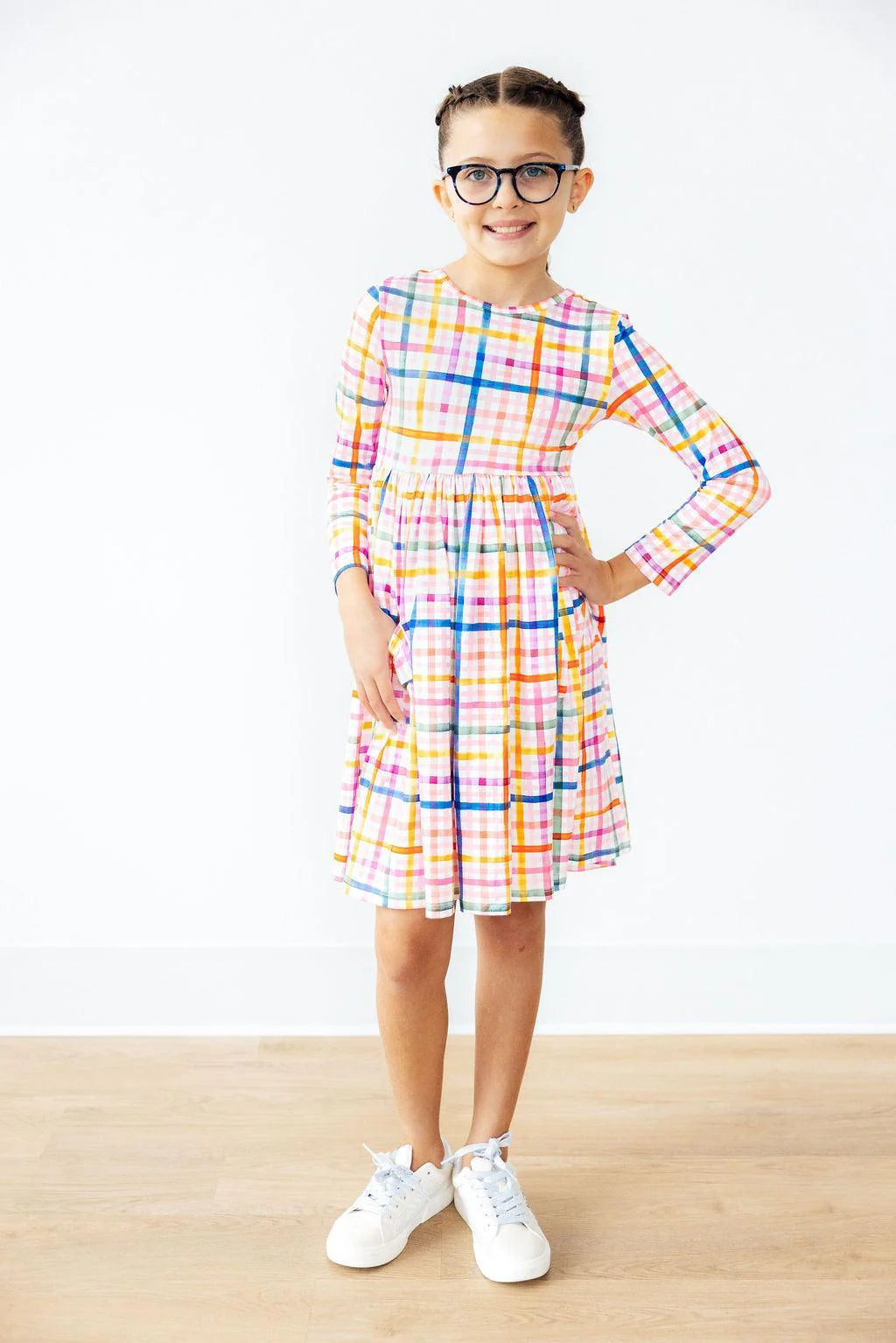 Plaid About You Pocket Twirl Dress