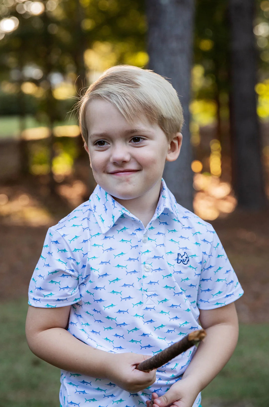 Prodoh Pro Performance Polo Fish Print