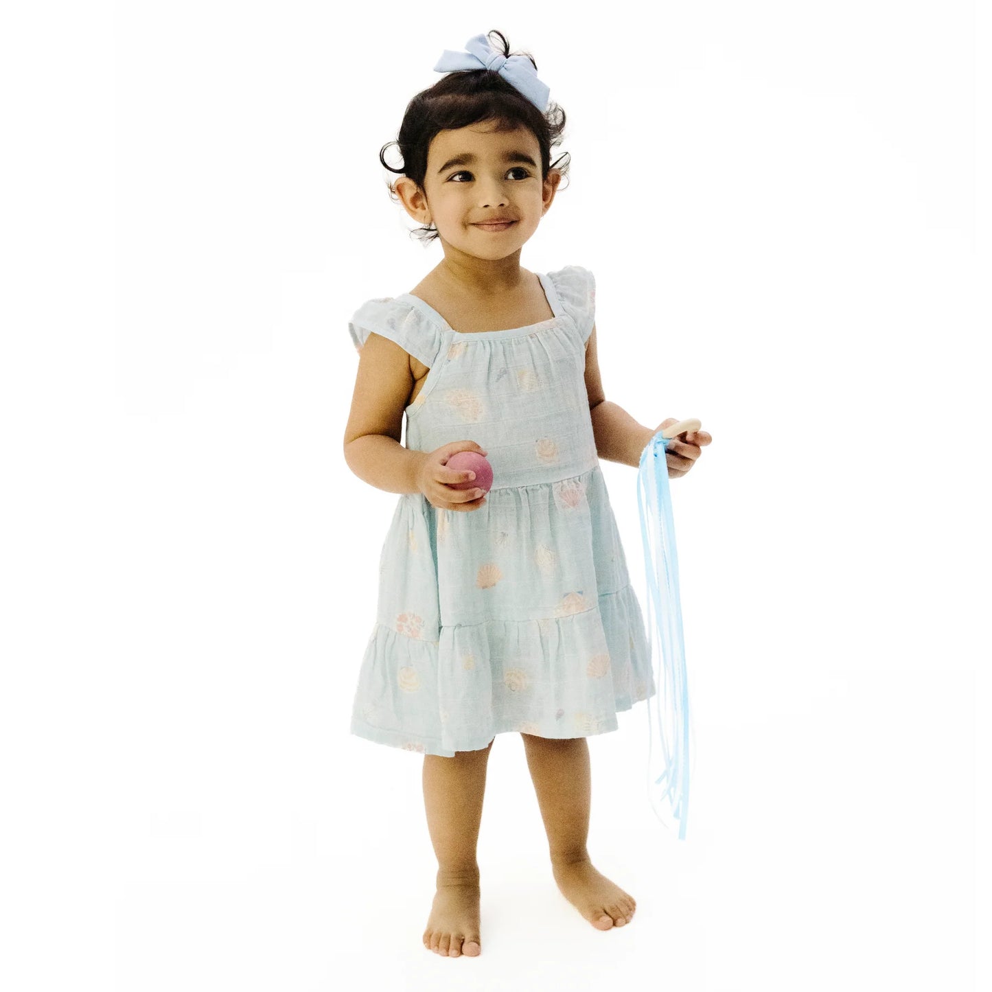 Angel Dear Twirly Sun Dress - Pretty Seashells